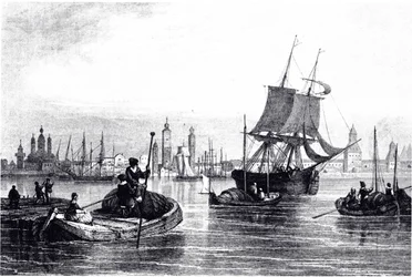 Vista di Arkhangelsk, 1835
