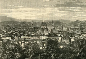 Veduta di Firenze dal Belvedere, 1890
