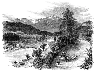 Veduta di Lochnagar, Scozia, 1900
