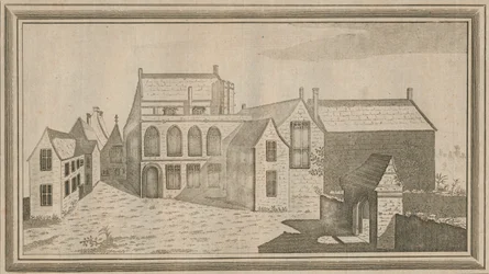 Veduta del Priorato di Minster Lovel nella contea di Oxford, 1784