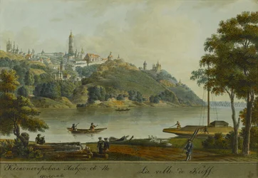 Veduta del Monastero delle Grotte di Kiev e Podil