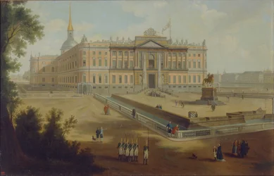 Veduta del Palazzo Michajlovskij a San Pietroburgo
