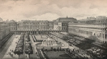 Veduta del Palais-Royal nel 1834