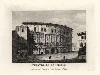 Veduta del Teatro di Marcello, Roma