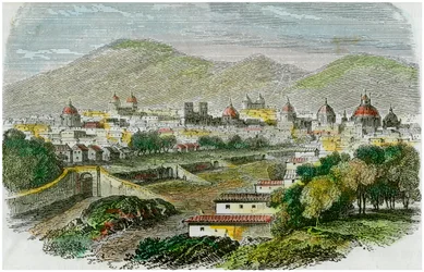 Veduta della città di Cuzco, Perù, c1875