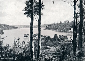 Vista sul fiume Lane Cove, c1900