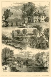 Vedute sul fiume Lea, c1876