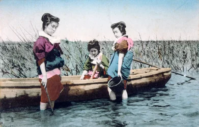 Cartolina francese vintage, c1900