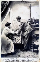Cartolina francese vintage, c1900
