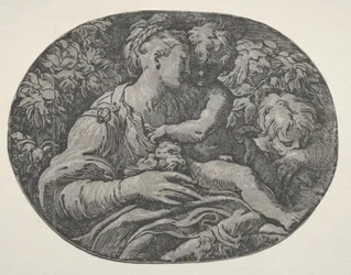Vergine e Bambino con San Giovanni, 1500s