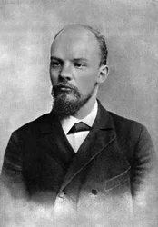 Vladimir Ulyanov Lenin, rivoluzionario bolscevico russo, San Pietroburgo, Russia, febbraio 1897