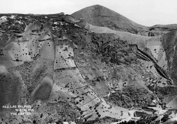 Cratere vulcanico tra Las Palmas e Atalaya, Gran Canaria, Isole Canarie, Spagna