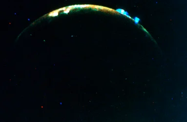 Eruzione vulcanica sulla luna di Giove, Io, 1979