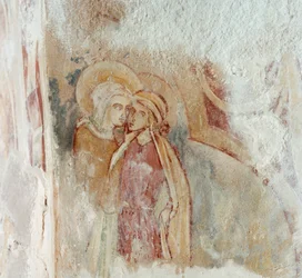 Affresco murale, Torre Agricola, Castello di Chester, Cheshire, c1220