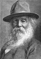 Walt Whitman 1819-1892, poeta americano, c1880s
