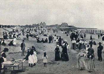 Walton-on-the-Naze - Scena sulla spiaggia