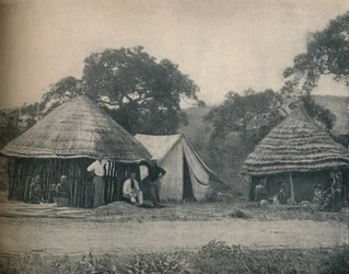 Negozio di strada in Swaziland, c1900