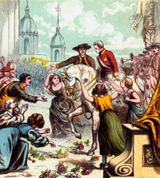 Wellington a Madrid, 1812 c1850s