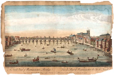 Ponte di Westminster, Londra, 1753