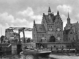 Dove lo zar Pietro lavorava come carpentiere, Zaandam, Paesi Bassi, c1934