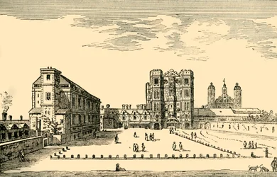 Whitehall circa 1650, 1881