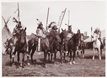 Spettacolo del selvaggio West, c 1905