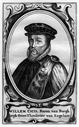 Willem Cecil, 1° Barone Burghley, statista inglese del XVI secolo