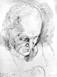 William Blake 1757-1827, mistico, poeta, pittore e incisore inglese, 1820