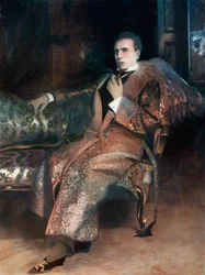 William Gillette in Sherlock Holmes, c1902
