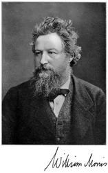 William Morris, artista, scrittore, socialista e attivista inglese del XIX secolo, 1901