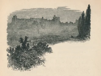 Castello di Windsor dal Parco di Casa, 1895
