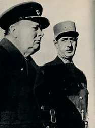 Winston Churchill e il Generale De Gaulle, giugno 1940