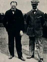 Winston Churchill e George Lambert, 1912, 1945