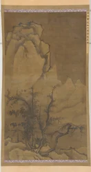 Alberi invernali e cime innevate, dinastia Ming, XVII secolo