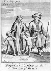 Tartari Wogulski ai confini della Siberia, c1740