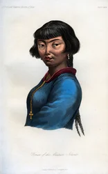 Donna delle Isole Aleutine, 1848