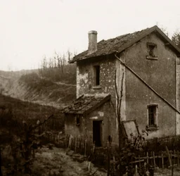 Croci di legno, Tunnel di Tavannes, Verdun, Francia settentrionale, c1914-c1918