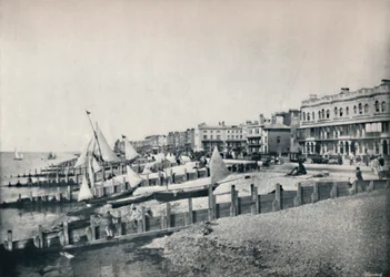 Worthing - Vista generale del fronte, 1895