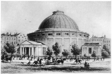 Il Globo di Wyld, Leicester Square, Londra, 1851-1862 1907