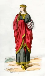 Giovane donna della tarda dinastia carolingia, c990