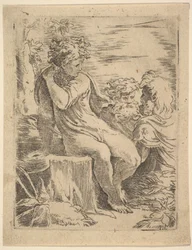 Giovane con due vecchi, XVI secolo