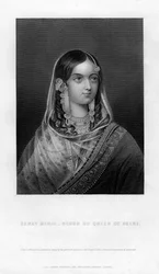Zenat Mahal - Begum o Regina di Delhi, XIX secolo