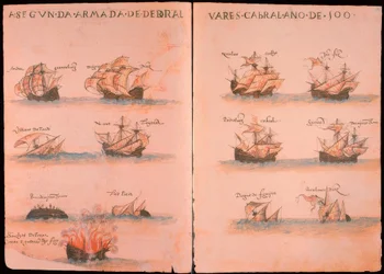 Flotta portoghese sotto Cabral 1500