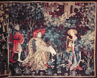 Il Concerto, Arazzo di Arras, 1420