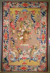Arazzo arabesco di Joshua Morris, laboratorio di Soho, 1720s