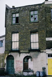 Casa abbandonata, Camden Town, 1967