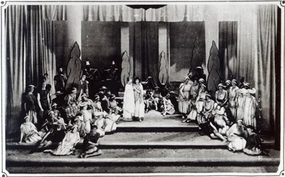 Prima rappresentazione teatrale in Inghilterra dell