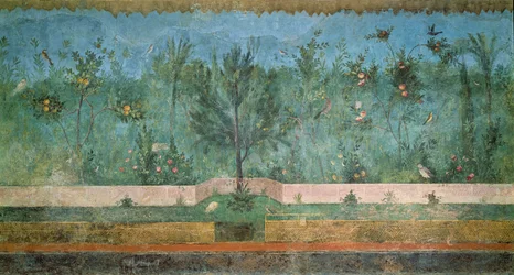 Dipinti di giardini dalla cosiddetta Villa di Livia, Primaporta, Roma, c.20 a.C.