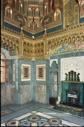 Interno, Castello di Cardiff, Galles, costruito c.1875