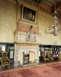 Interno della Sala da Disegno Veneziana, Carlton Towers, Yorkshire